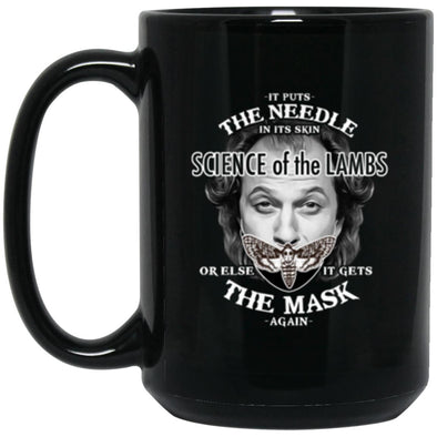 Science of the Lambs Black Mug 15oz (2-sided)