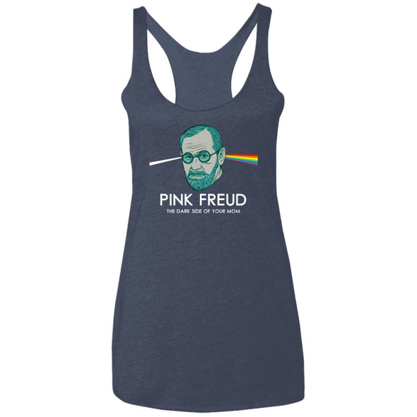 Pink Freud Ladies Racerback Tank