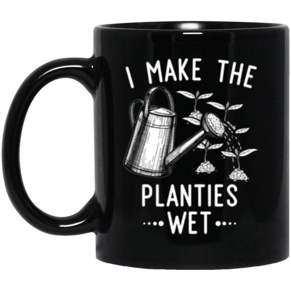 Moist Planties Black Mug 11oz (2-sided)