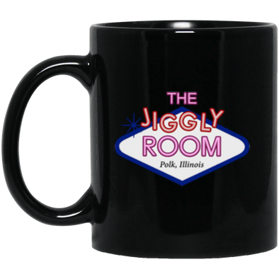 Jiggly Room Black Mug 11oz (2-sided)