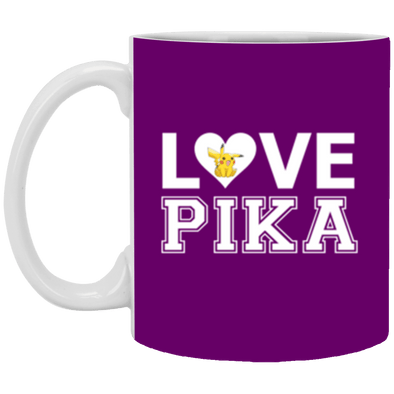 Love Pika White Mug 11oz (2-sided)