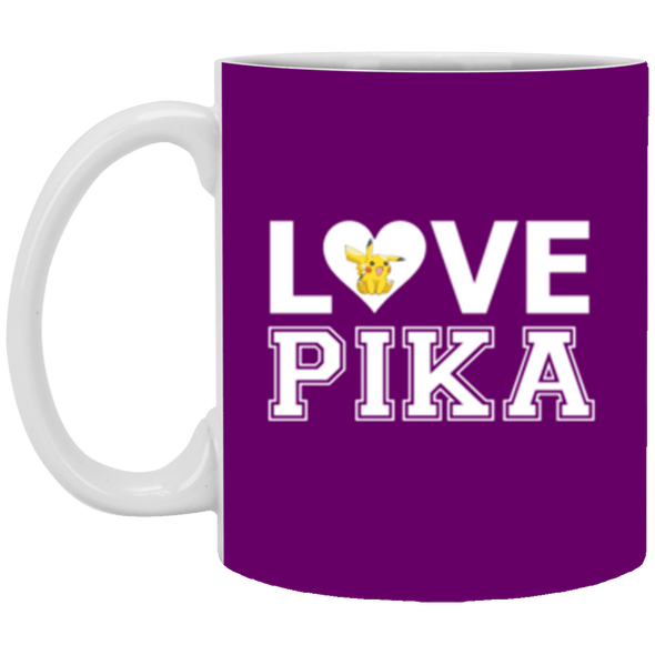 Love Pika White Mug 11oz (2-sided)