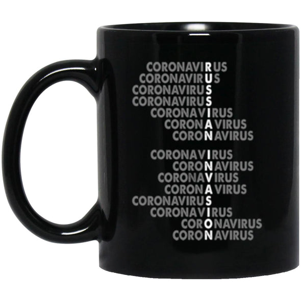 Corona Code Black Mug 11oz (2-sided)