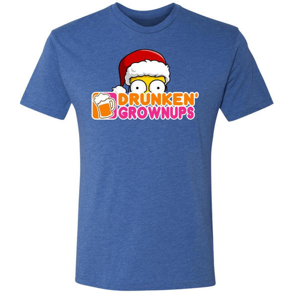 Drunken Grownups Christmas Premium Triblend Tee