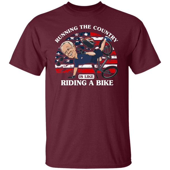 Biden Biking Cotton Tee