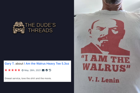 I Am the Walrus Cotton Tee