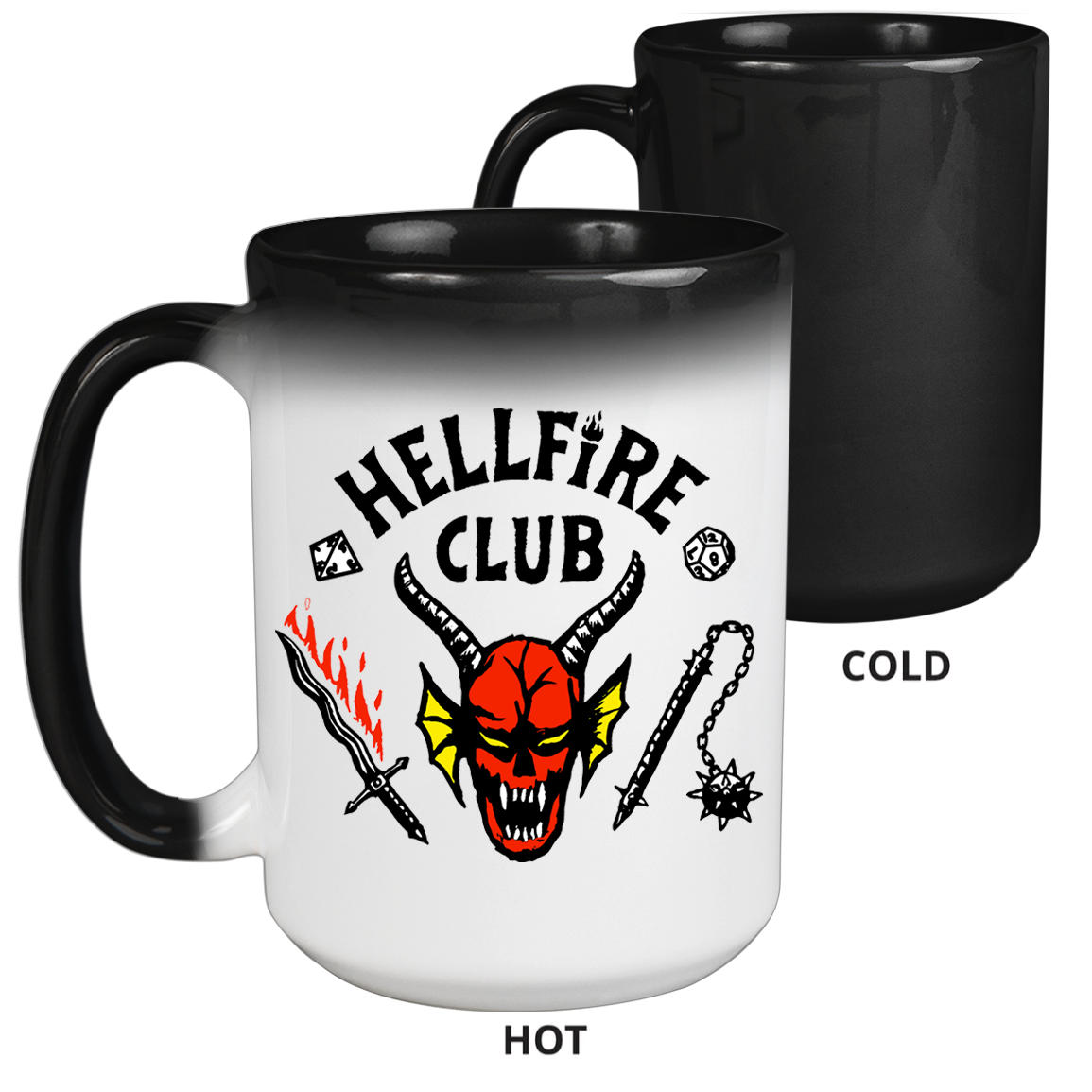 Stranger Things Hellfire Club Mug - Black