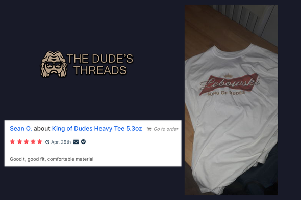 King of Dudes Cotton Tee
