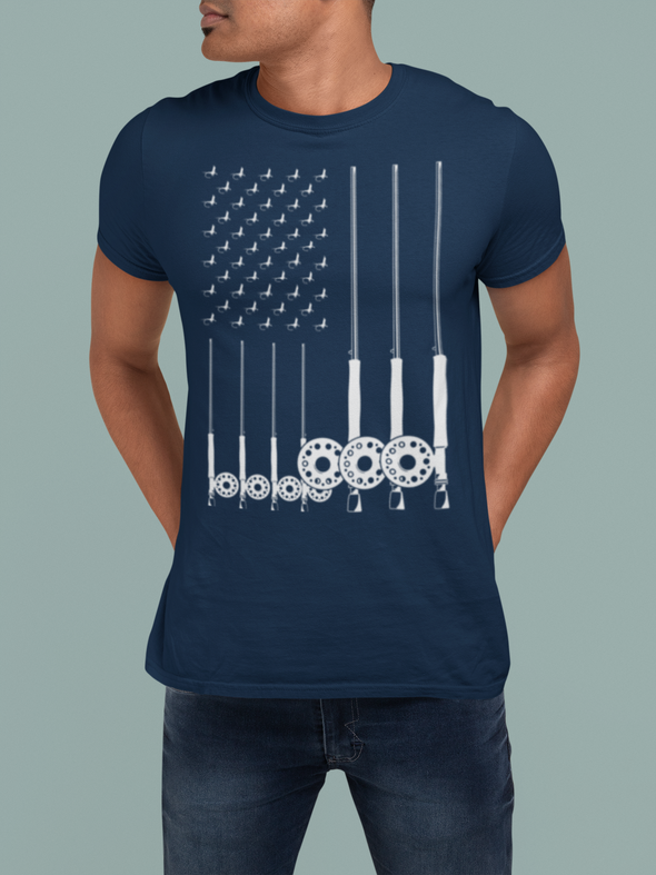 American Fly Flag Cotton Tee