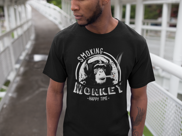 Smoking Monkey Premium Triblend Tee