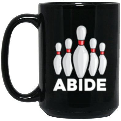 Drinkware - Abide Pins Black Mug 15oz (2-sided)