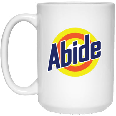 Drinkware - Abide Tide White Mug 15oz (2-sided)