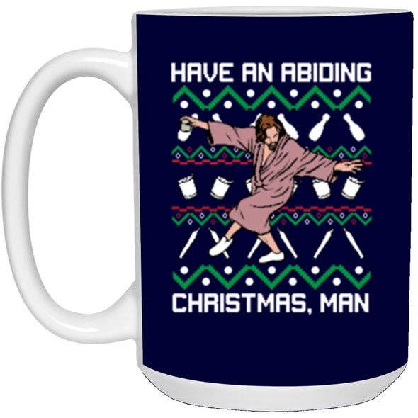 Drinkware - Abiding Christmas White Mug 15oz (2-sided)