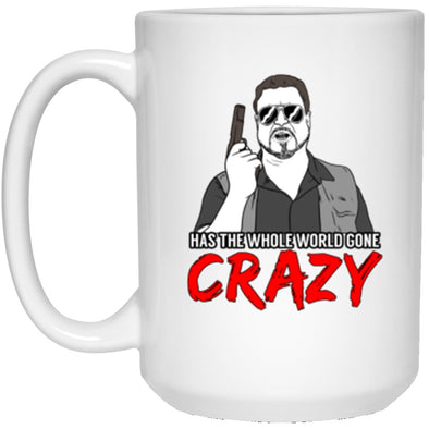Drinkware - Crazy World White Mug 15oz (2-sided)