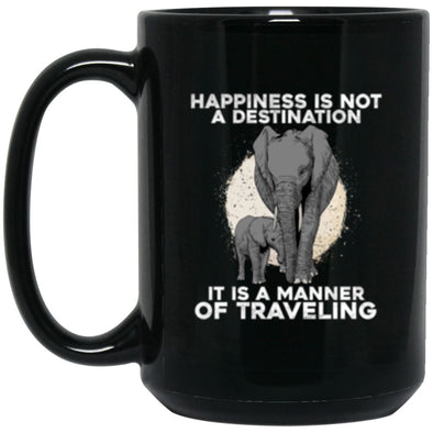 Drinkware - Elephant Travel Mug 15oz (2-sided)