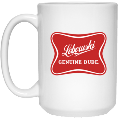 Drinkware - Genuine Dude White Mug 15oz (2-sided)