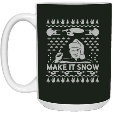 Drinkware - Make It Snow White Mug 15oz (2-sided)