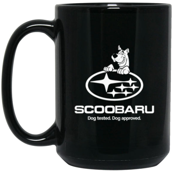 Drinkware - Scoobaru Black Mug 15oz (2-sided)