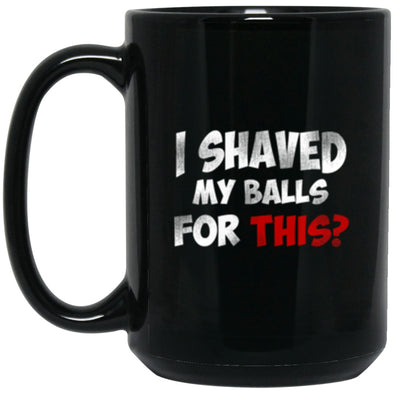 Drinkware - Shaved Balls Mug 15oz (2-sided)