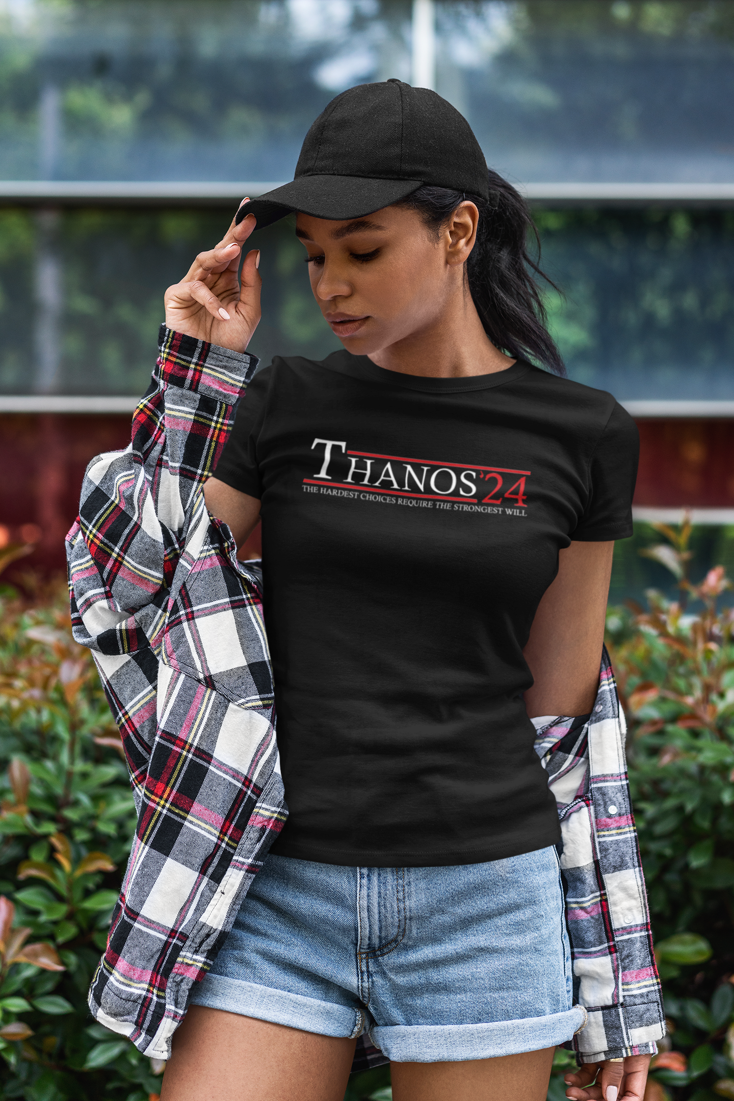 Thanos wearing cheap t shirt