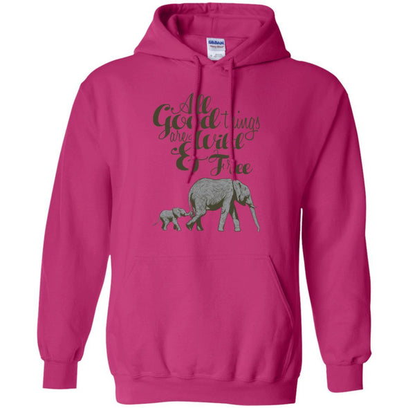 Sweatshirts - Elephant Wild & Free Hoodie