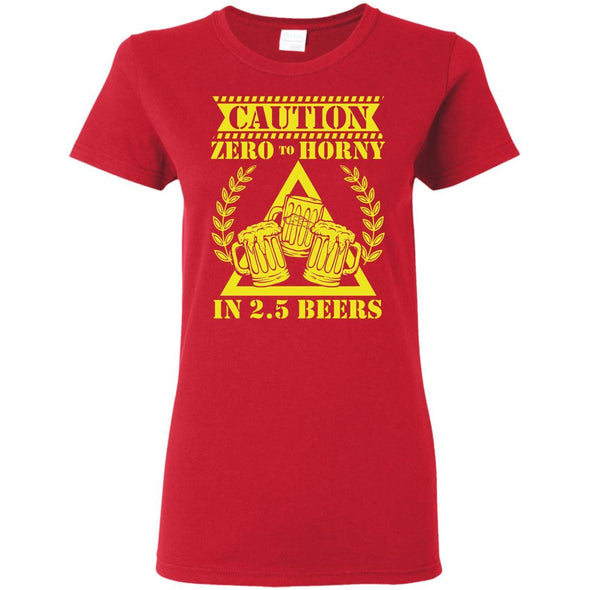 T-Shirts - 2.5 Beers Ladies Tee