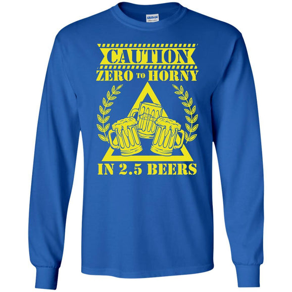T-Shirts - 2.5 Beers Long Sleeve