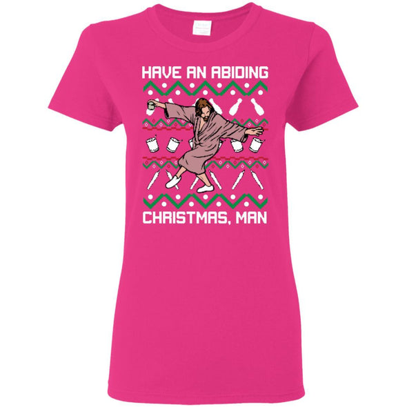 T-Shirts - Abiding Christmas Ladies Tee