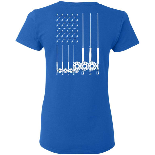 T-Shirts - American Fly Flag Ladies