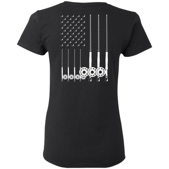 T-Shirts - American Fly Flag Ladies
