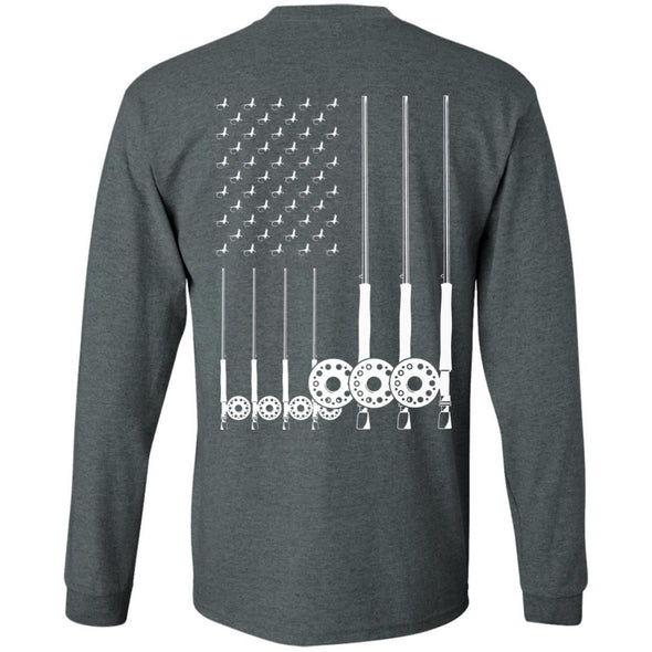 T-Shirts - American Fly Flag Long Sleeve