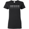 T-Shirts - Calmer Than You Are Ladies Tee