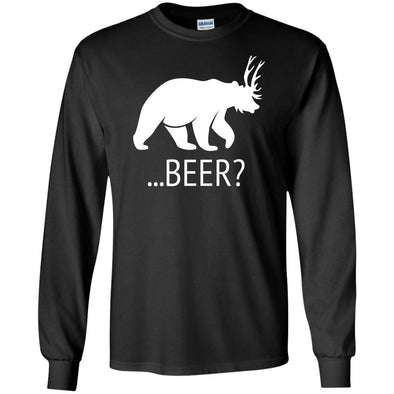 T-Shirts - Deer Bear Beer Long Sleeve