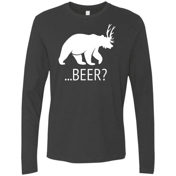 T-Shirts - Deer Bear Beer Premium Long Sleeve