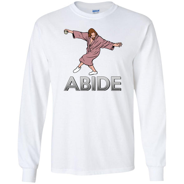 T-Shirts - Dude Abide Pose Long Sleeve