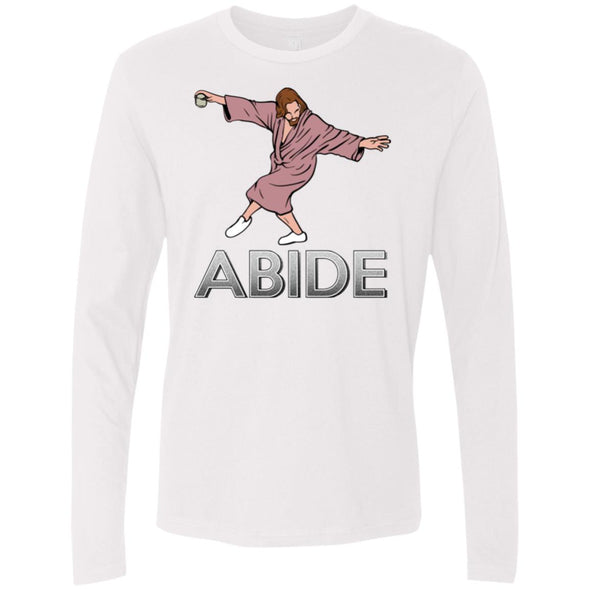 T-Shirts - Dude Abide Pose Premium Long Sleeve