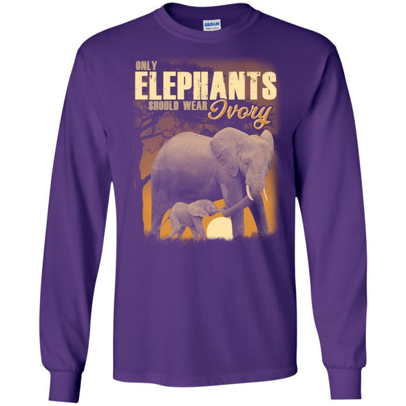 T-Shirts - Elephant Ivory Long Sleeve