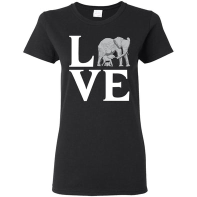 T-Shirts - Elephant Love Ladies Tee