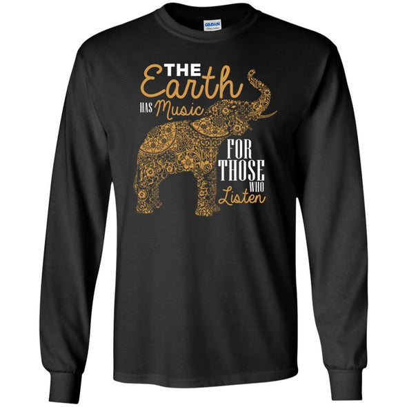 T-Shirts - Elephant Music Long Sleeve