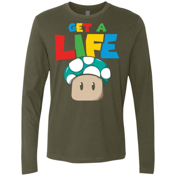 T-Shirts - Get A Life Premium Long Sleeve
