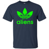 T-Shirts - Green Aliens (not Adidas) Unisex Tee