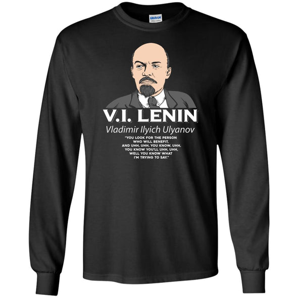 T-Shirts - Lenin Quote Long Sleeve