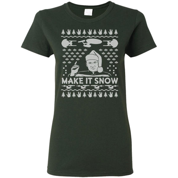 T-Shirts - Make It Snow Ladies Tee
