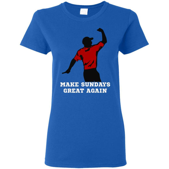 T-Shirts - Make Sundays Great Again Ladies Tee