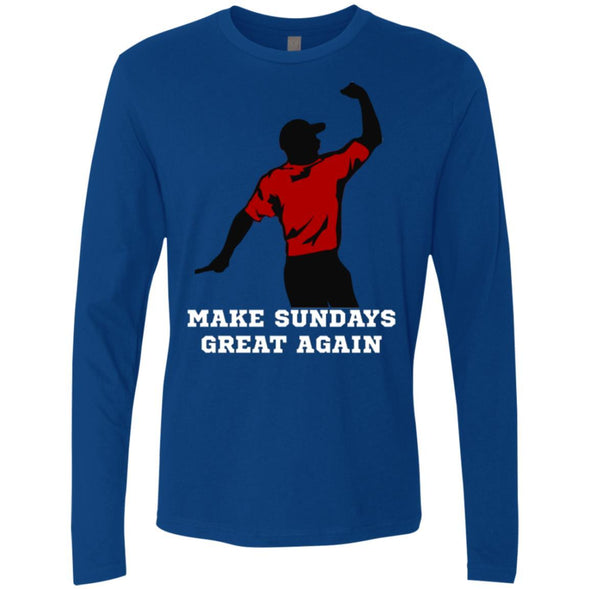 T-Shirts - Make Sundays Great Again Premium Long Sleeve