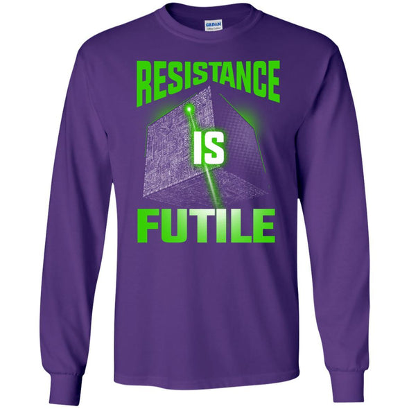T-Shirts - Resistance Is Futile Long Sleeve