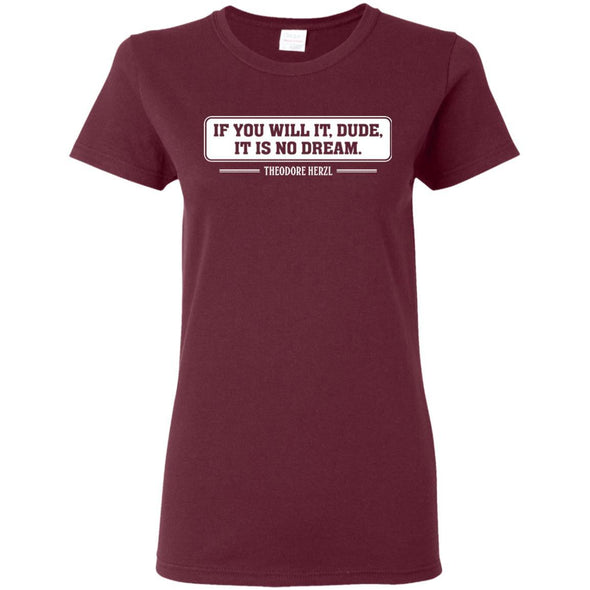 T-Shirts - Theodore Herzl Ladies Tee