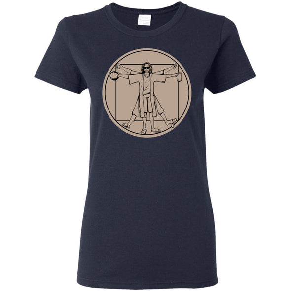 T-Shirts - Vitruvian Dude Ladies Tee