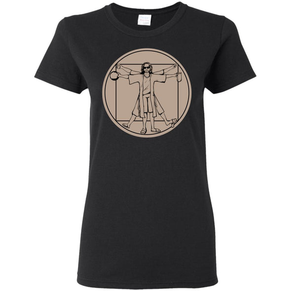 T-Shirts - Vitruvian Dude Ladies Tee