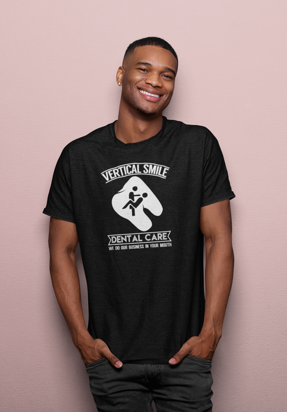 Verticle Smile Cotton Tee